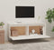 vidaXL - Wandkast - 100x30x35 - cm - massief - grenenhout - wit