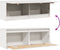 vidaXL - Wandkast - 100x30x35 - cm - massief - grenenhout - wit