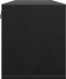 vidaXL - Wandkast - 100x30x35 - cm - massief - grenenhout - zwart