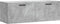 vidaXL - Wandkast - 100x36,5x35 - cm - bewerkt - hout - betongrijs