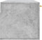 vidaXL - Wandkast - 100x36,5x35 - cm - bewerkt - hout - betongrijs