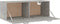 vidaXL - Wandkast - 100x36,5x35 - cm - bewerkt - hout - betongrijs