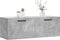 vidaXL - Wandkast - 100x36,5x35 - cm - bewerkt - hout - betongrijs