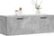 vidaXL - Wandkast - 100x36,5x35 - cm - bewerkt - hout - betongrijs