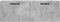 vidaXL - Wandkast - 100x36,5x35 - cm - bewerkt - hout - betongrijs