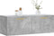 vidaXL - Wandkast - 100x36,5x35 - cm - bewerkt - hout - betongrijs