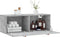 vidaXL - Wandkast - 100x36,5x35 - cm - bewerkt - hout - betongrijs