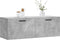 vidaXL - Wandkast - 100x36,5x35 - cm - bewerkt - hout - betongrijs