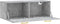 vidaXL - Wandkast - 100x36,5x35 - cm - bewerkt - hout - betongrijs