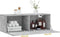 vidaXL - Wandkast - 100x36,5x35 - cm - bewerkt - hout - betongrijs