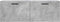 vidaXL - Wandkast - 100x36,5x35 - cm - bewerkt - hout - betongrijs