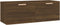 vidaXL - Wandkast - 100x36,5x35 - cm - bewerkt - hout - bruin - eikenkleur