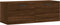 vidaXL - Wandkast - 100x36,5x35 - cm - bewerkt - hout - bruin - eikenkleur