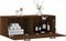 vidaXL - Wandkast - 100x36,5x35 - cm - bewerkt - hout - bruin - eikenkleur