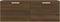 vidaXL - Wandkast - 100x36,5x35 - cm - bewerkt - hout - bruin - eikenkleur