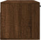 vidaXL - Wandkast - 100x36,5x35 - cm - bewerkt - hout - bruin - eikenkleur
