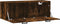vidaXL - Wandkast - 100x36,5x35 - cm - bewerkt - hout - gerookt - eikenkleurig