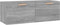vidaXL - Wandkast - 100x36,5x35 - cm - bewerkt - hout - grijs - sonoma - eikenkleurig