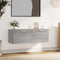 vidaXL - Wandkast - 100x36,5x35 - cm - bewerkt - hout - grijs - sonoma - eikenkleurig