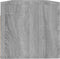 vidaXL - Wandkast - 100x36,5x35 - cm - bewerkt - hout - grijs - sonoma - eikenkleurig