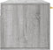 vidaXL - Wandkast - 100x36,5x35 - cm - bewerkt - hout - grijs - sonoma - eikenkleurig