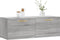 vidaXL - Wandkast - 100x36,5x35 - cm - bewerkt - hout - grijs - sonoma - eikenkleurig