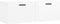 vidaXL - Wandkast - 100x36,5x35 - cm - bewerkt - hout - hoogglans - wit