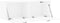 vidaXL - Wandkast - 100x36,5x35 - cm - bewerkt - hout - hoogglans - wit