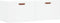 vidaXL - Wandkast - 100x36,5x35 - cm - bewerkt - hout - wit