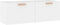 vidaXL - Wandkast - 100x36,5x35 - cm - bewerkt - hout - wit