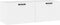 vidaXL - Wandkast - 100x36,5x35 - cm - bewerkt - hout - wit