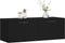 vidaXL - Wandkast - 100x36,5x35 - cm - bewerkt - hout - zwart