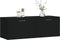 vidaXL - Wandkast - 100x36,5x35 - cm - bewerkt - hout - zwart