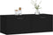 vidaXL - Wandkast - 100x36,5x35 - cm - bewerkt - hout - zwart