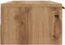 vidaXL - Wandkast - 102x30x20 - cm - bewerkt - hout - artisanaal - eikenkleur