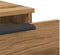 vidaXL - Wandkast - 102x30x20 - cm - bewerkt - hout - artisanaal - eikenkleur