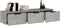 vidaXL - Wandkast - 102x30x20 - cm - bewerkt - hout - betongrijs