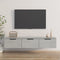 vidaXL - Wandkast - 102x30x20 - cm - bewerkt - hout - betongrijs