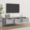 vidaXL - Wandkast - 102x30x20 - cm - bewerkt - hout - betongrijs
