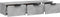 vidaXL - Wandkast - 102x30x20 - cm - bewerkt - hout - betongrijs