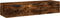 vidaXL - Wandkast - 102x30x20 - cm - bewerkt - hout - gerookt - eikenkleurig