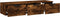 vidaXL - Wandkast - 102x30x20 - cm - bewerkt - hout - gerookt - eikenkleurig