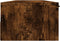 vidaXL - Wandkast - 102x30x20 - cm - bewerkt - hout - gerookt - eikenkleurig