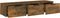 vidaXL - Wandkast - 102x30x20 - cm - bewerkt - hout - gerookt - eikenkleurig