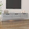 vidaXL - Wandkast - 102x30x20 - cm - bewerkt - hout - grijs - sonoma - eikenkleurig