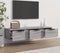 vidaXL - Wandkast - 102x30x20 - cm - bewerkt - hout - grijs - sonoma - eikenkleurig