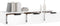 vidaXL - Wandkast - 102x30x20 - cm - bewerkt - hout - hoogglans - wit