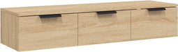 vidaXL - Wandkast - 102x30x20 - cm - bewerkt - hout - sonoma - eikenkleurig