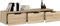vidaXL - Wandkast - 102x30x20 - cm - bewerkt - hout - sonoma - eikenkleurig