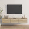 vidaXL - Wandkast - 102x30x20 - cm - bewerkt - hout - sonoma - eikenkleurig